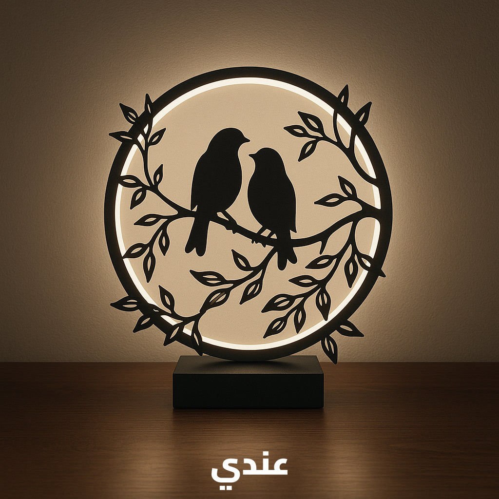 Artistic LED Ring Lamp – Modern Decorative Ambient Light