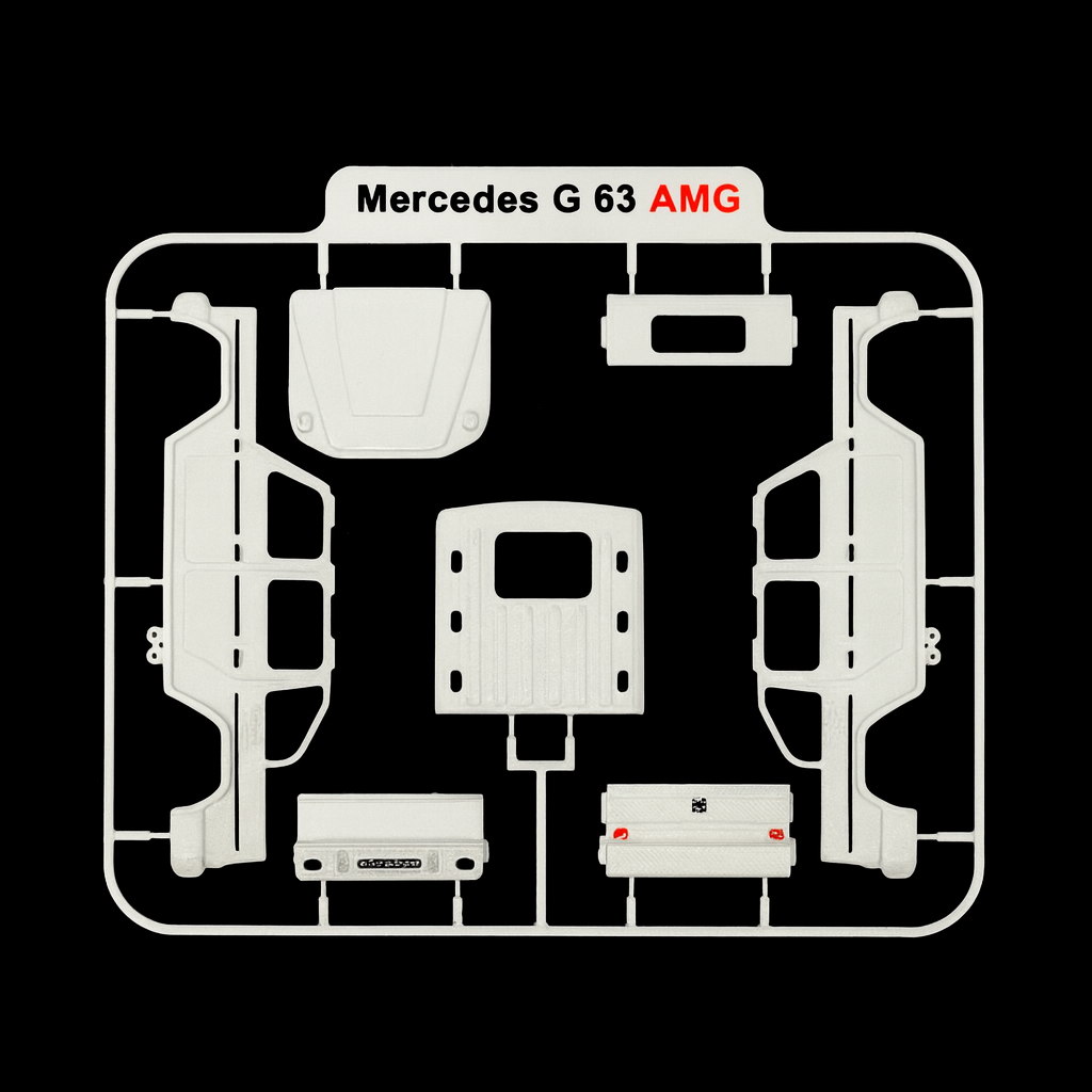 Mercedes G63 Miniature Kit Car – 3D Printed Collectible Model