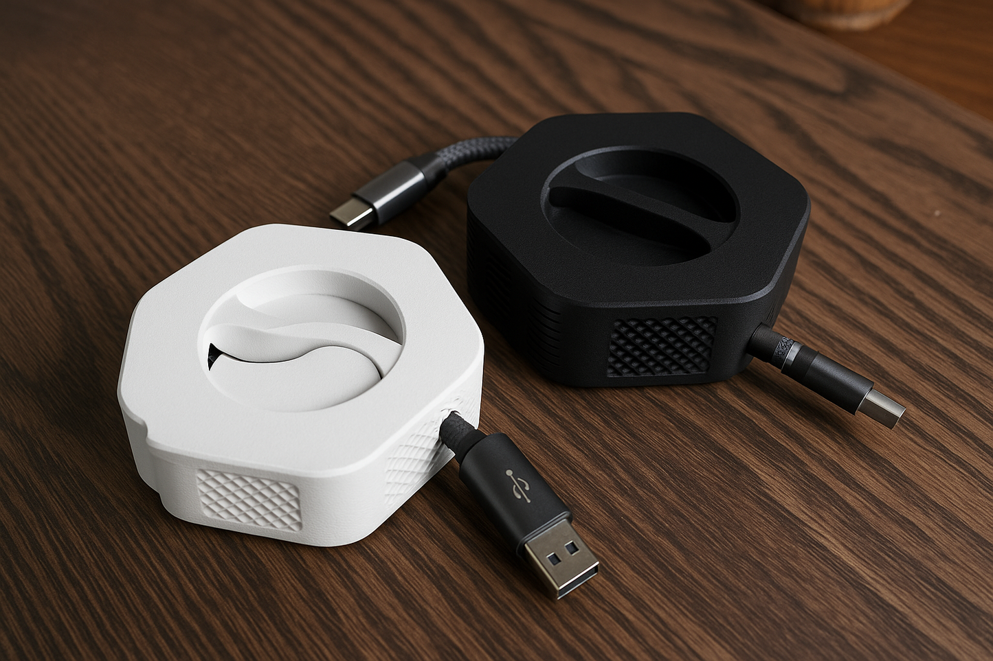 USB Cable Organizer - Compact & Tangle-Free