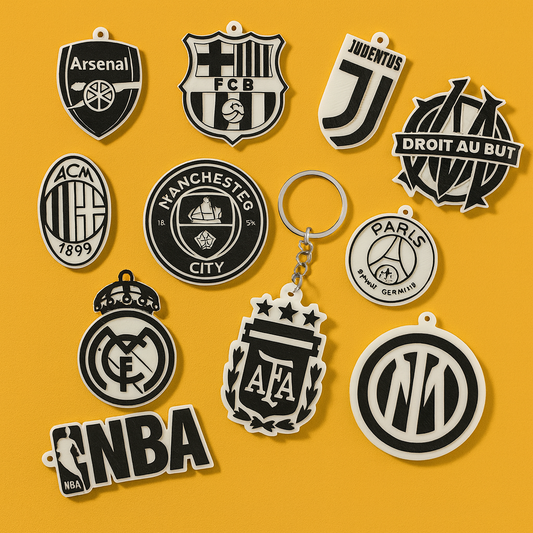 Sports Keychain – Football Teams, NBA Logos & Padel Fan Favorites