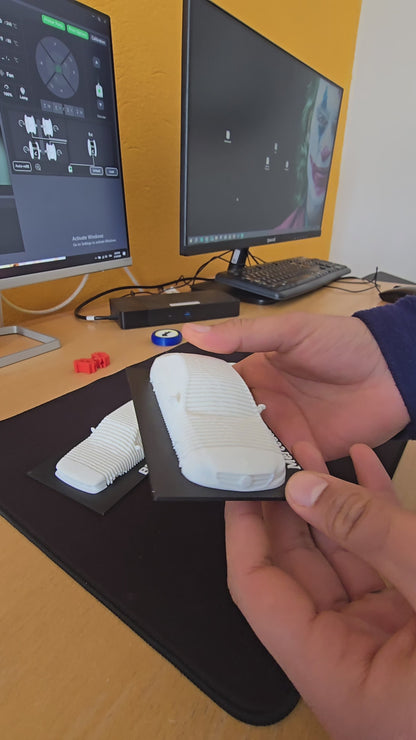 3D Printed Layer Car - Modern Minimalist Automotive Art