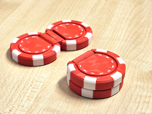 Casino Chip Fidget Slip & Slide